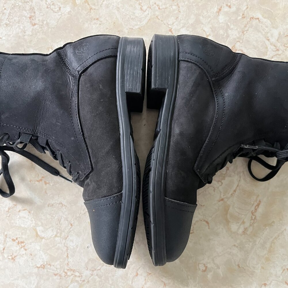 Xena Weathered Inertia Sz 6.5 Womens Steel Toe Safety Boot Black Leather - Picture 9 of 14